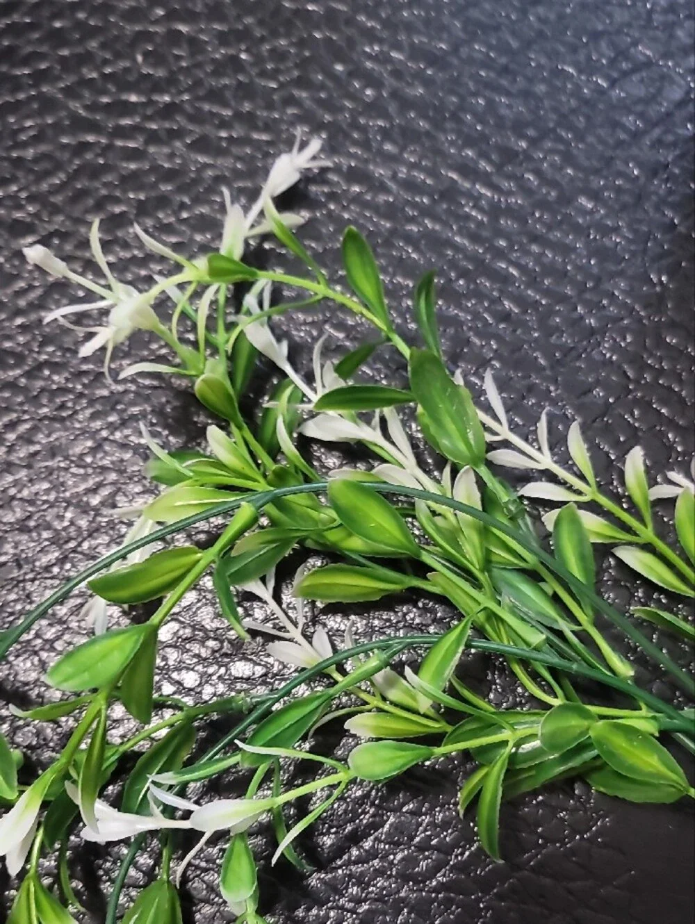 Artificial Greenery Foral Plant with White Tips